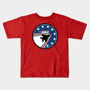 F-15 Eagle Patch Kids T-Shirt